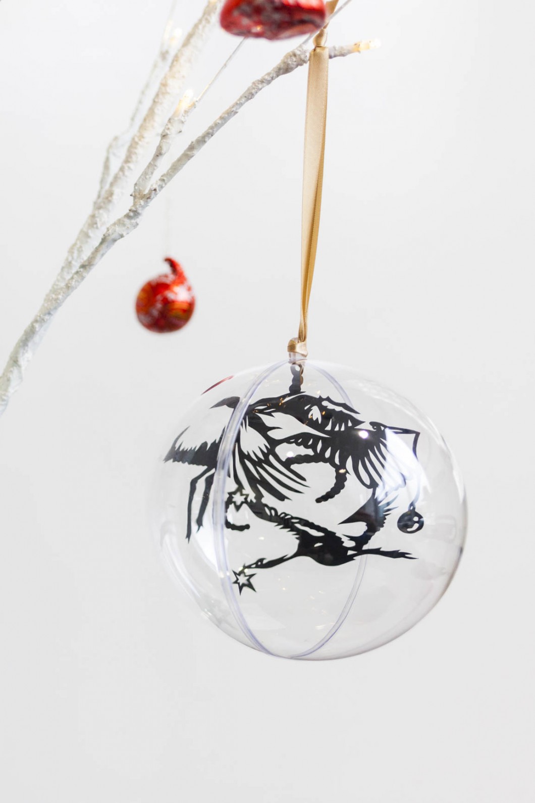 Christmas Tree ornament - Paper Cut Art - Nahoko Kojima - top Japanese Artist