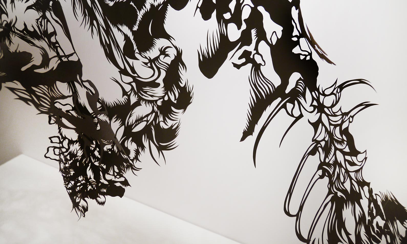Saatchi Papercut - Nahoko Kojima - Cloud Leopard Sculpture