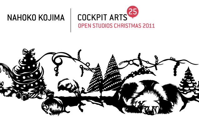 Paper Cut Artist Nahoko Kojima Christmas Open Studio 2011